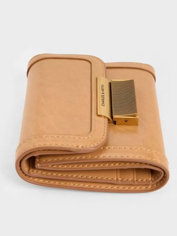 Women Charlot Wallet 8211 Toffee CHARLES and KEITH Small Wallets