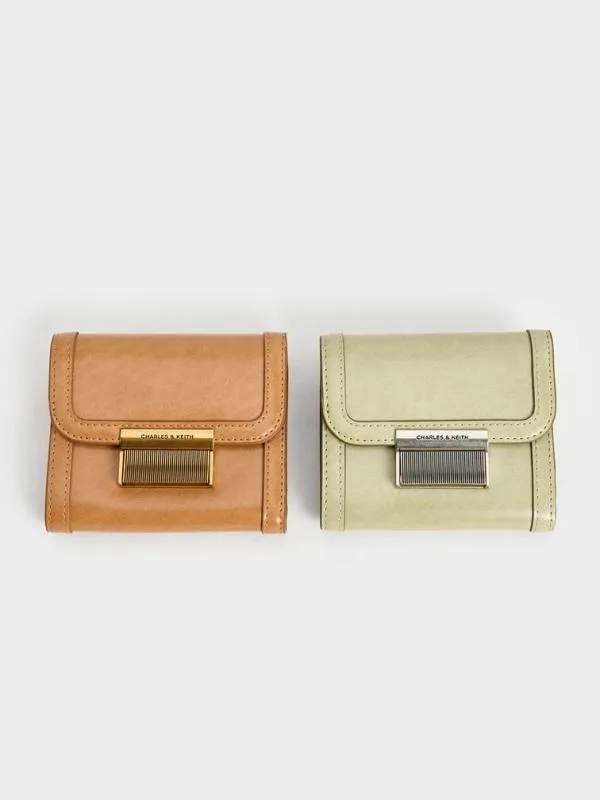 Women Charlot Wallet 8211 Toffee CHARLES and KEITH Small Wallets