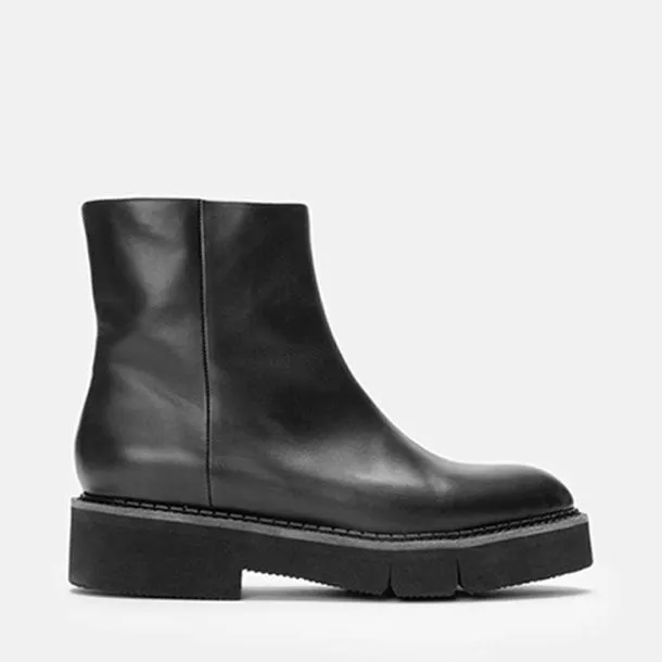 Women CLOVER Black Clergerie Ankle Boots