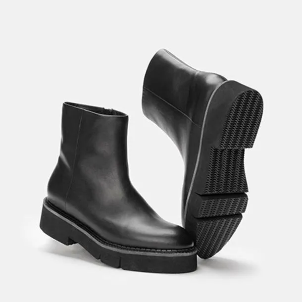 Women CLOVER Black Clergerie Ankle Boots