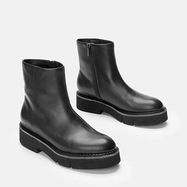 Women CLOVER Black Clergerie Ankle Boots