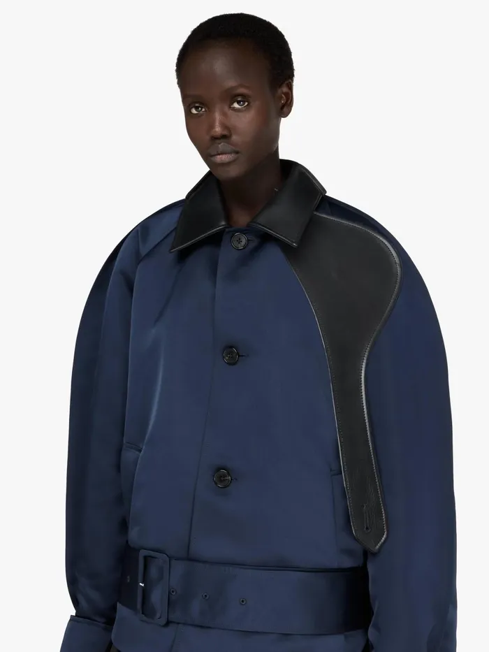 Women Coats and Jackets JW Anderson ROUNDED BLOUSON JACKET Navyblack Women Coats and Jackets JW Anderson ROUNDED BLOUSON JACKET Navyblack