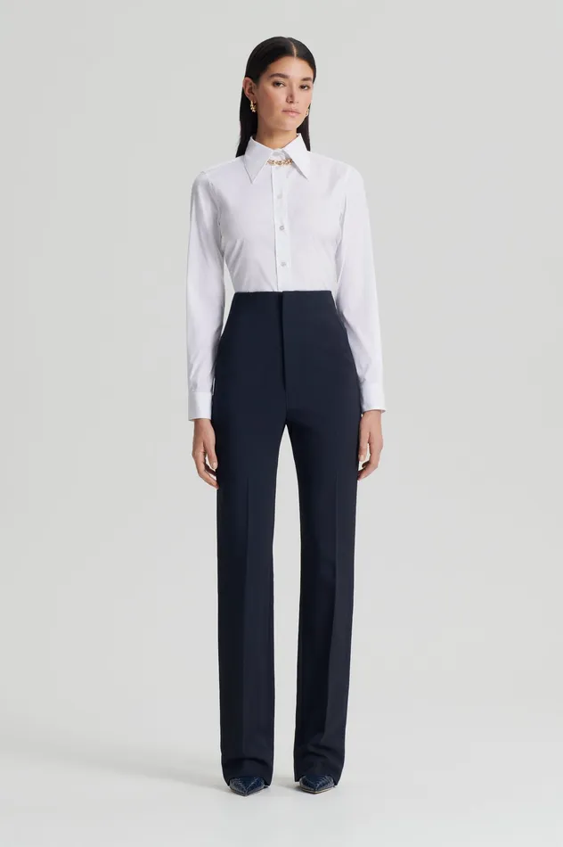 Women COTTON SLIM FIT SHIRT WHITE Shirts Scanlan Theodore