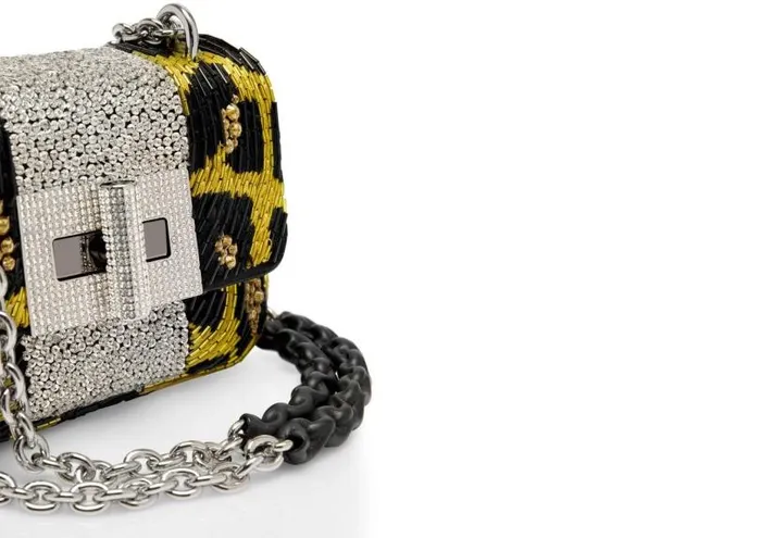 Women Cross Body Bags Tom Ford Leopard Embroidery Soft Natalia Mini Shoulder Bag Yellowblack Black Women Cross Body Bags Tom Ford Leopard Embroidery Soft Natalia Mini Shoulder Bag Yellowblack Black