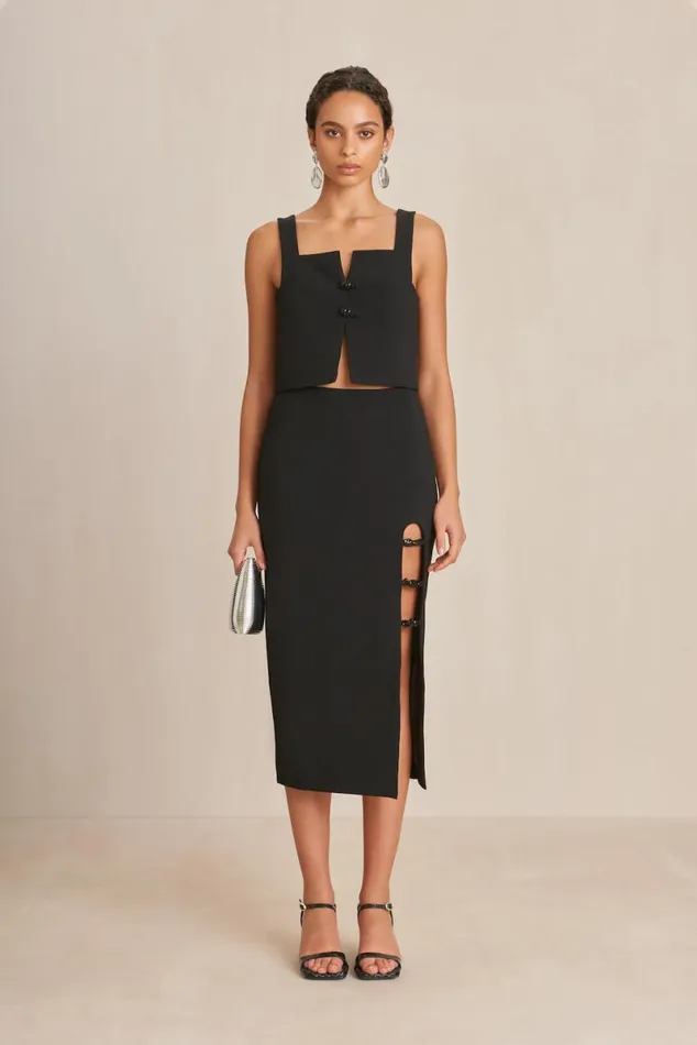 Women Cult Gaia Bottoms ARIET SKIRT 8211 BLACK Women Cult Gaia Bottoms ARIET SKIRT 8211 BLACK