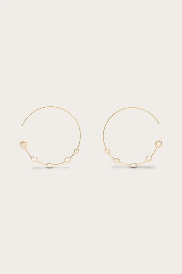 Women Cult Gaia Jewelry NUBIA XL EARRING 8211 PEARL