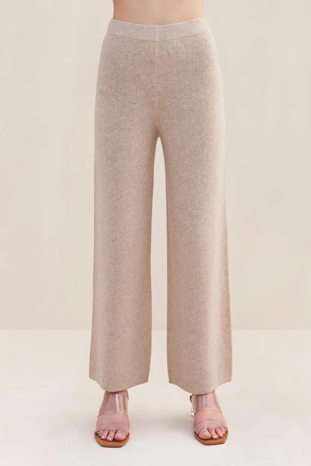 Women Cult Gaia Knits PIPER KNIT PANT 8211 MILLET Women Cult Gaia Knits PIPER KNIT PANT 8211 MILLET