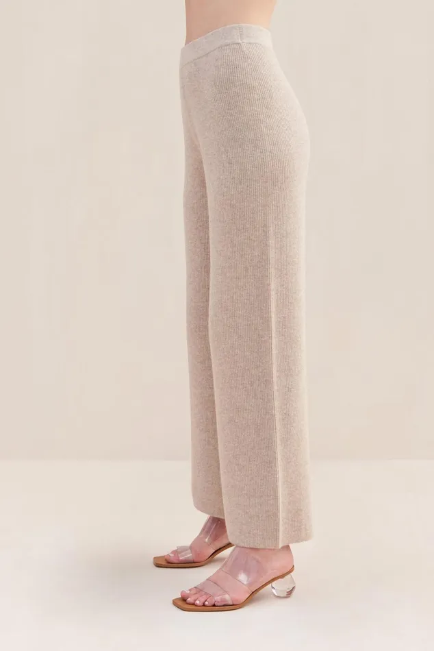 Women Cult Gaia Knits PIPER KNIT PANT 8211 MILLET Women Cult Gaia Knits PIPER KNIT PANT 8211 MILLET