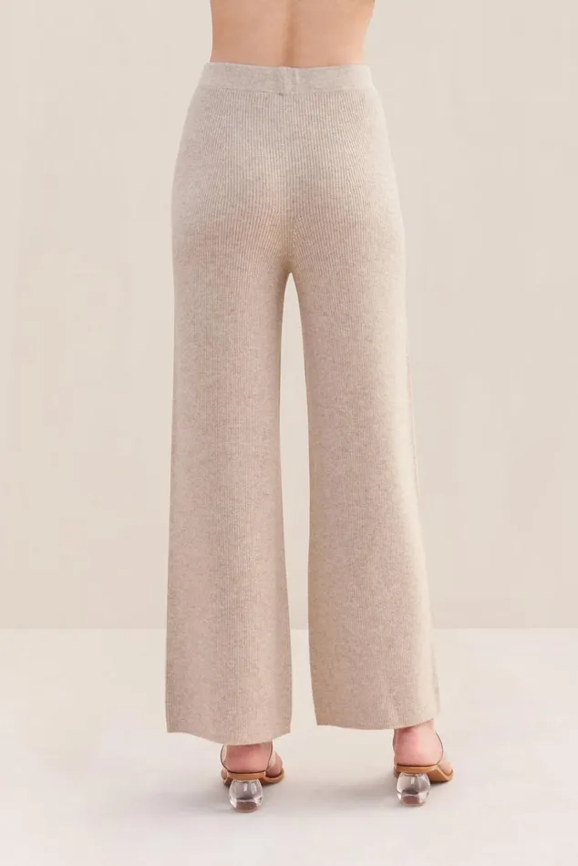 Women Cult Gaia Knits PIPER KNIT PANT 8211 MILLET Women Cult Gaia Knits PIPER KNIT PANT 8211 MILLET