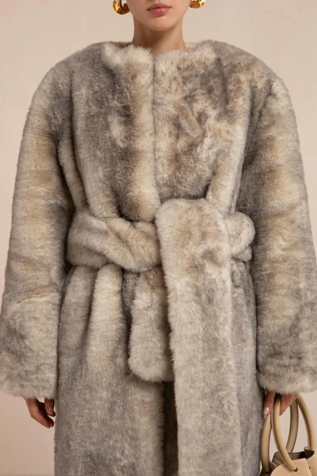 Women Cult Gaia Outerwear MARTINA COAT 8211 FOG Women Cult Gaia Outerwear MARTINA COAT 8211 FOG