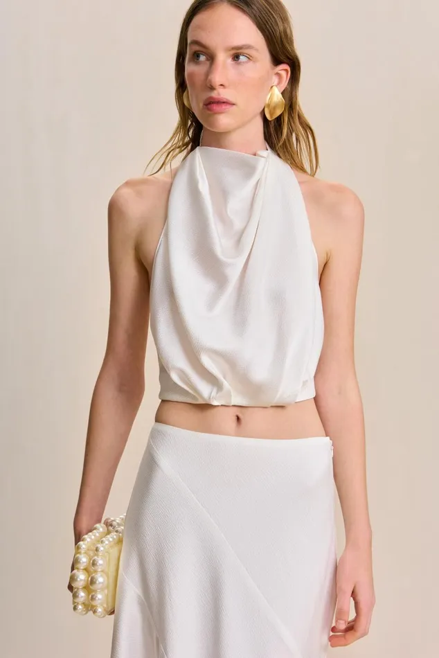 Women Cult Gaia Tops ADRIENNE TOP 8211 OFF WHITE