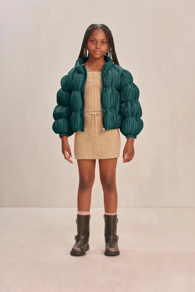 Women Cult Gaia Tops KIDS FRANNIE PUFFER 8211 FOREST GREEN