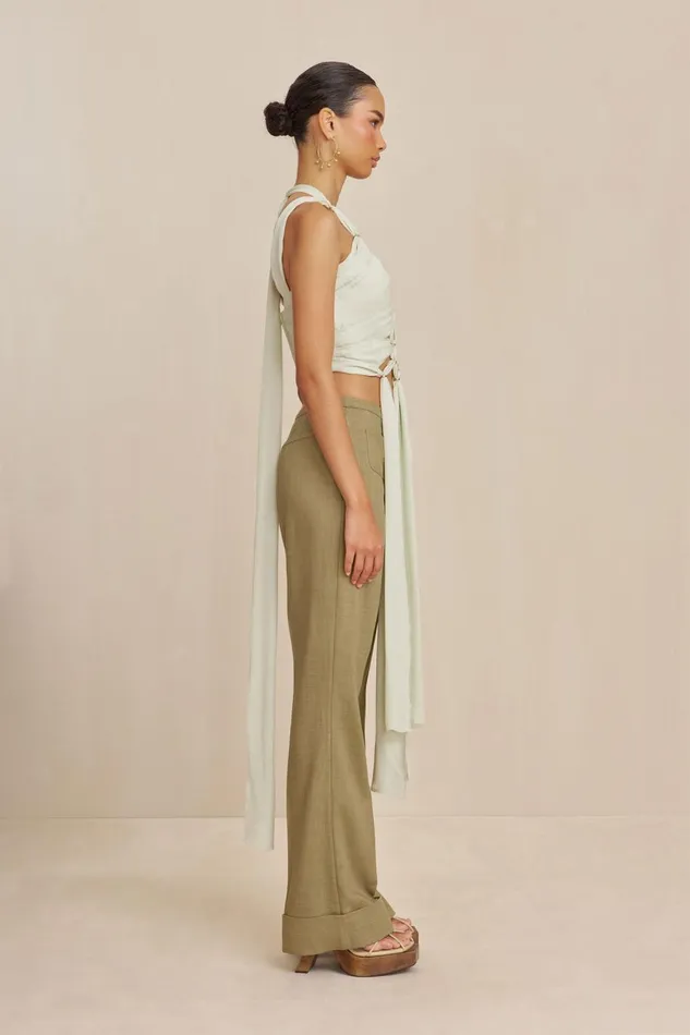 Women Cult Gaia Tops TAIJA TOP 8211 LIGHT HONEYDEW Women Cult Gaia Tops TAIJA TOP 8211 LIGHT HONEYDEW
