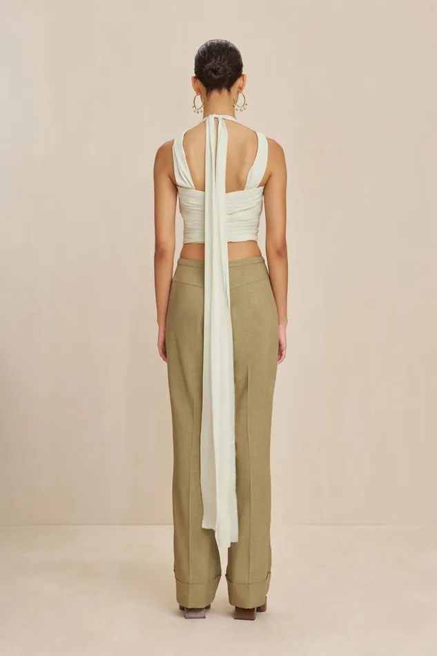 Women Cult Gaia Tops TAIJA TOP 8211 LIGHT HONEYDEW Women Cult Gaia Tops TAIJA TOP 8211 LIGHT HONEYDEW