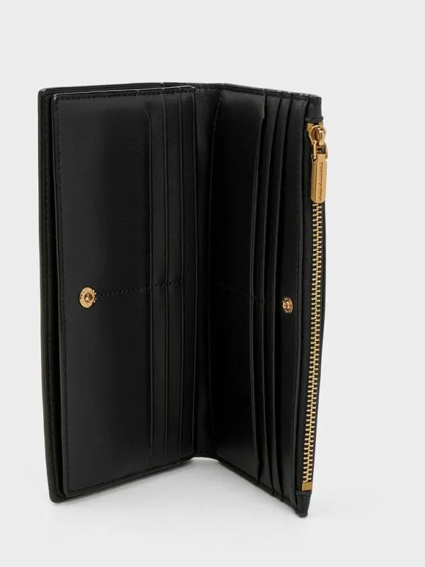 Women Danika Quilted Long Wallet 8211 Black CHARLES and KEITH Long Wallets Women Danika Quilted Long Wallet 8211 Black CHARLES and KEITH Long Wallets