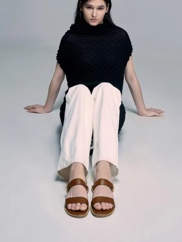 Women Dove DoubleStrap Sandals 8211 Dark Brown CHARLES and KEITH Sandals