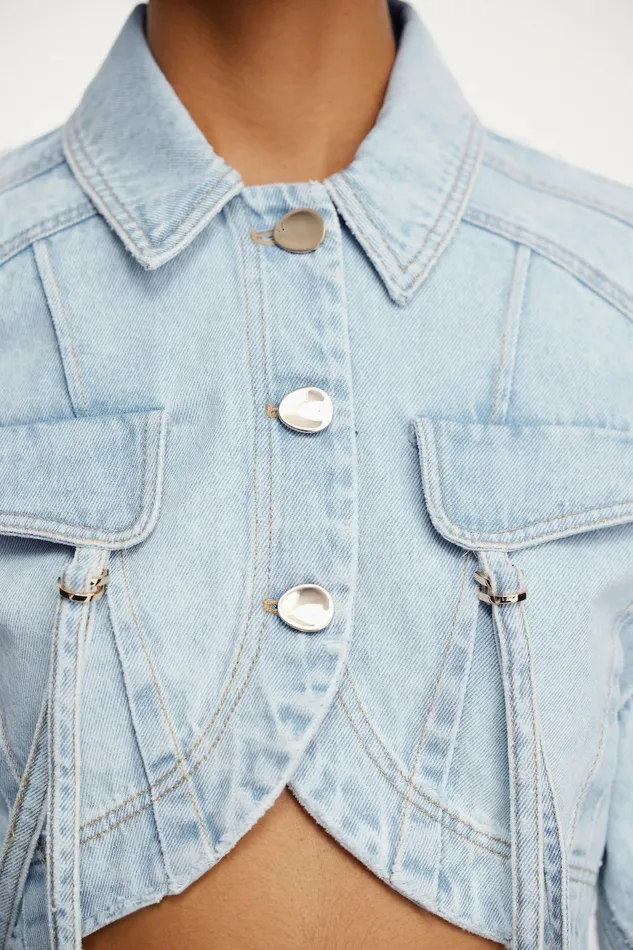 Women EAGLETON JACKET Ice Blue Acler Sets