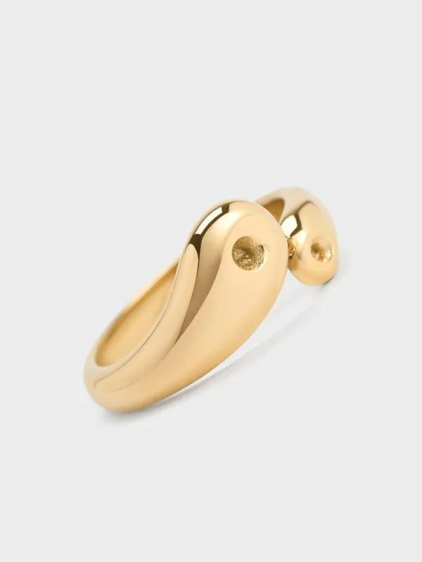 Women Eimear Sculptural Ring 8211 Gold CHARLES and KEITH Rings Women Eimear Sculptural Ring 8211 Gold CHARLES and KEITH Rings