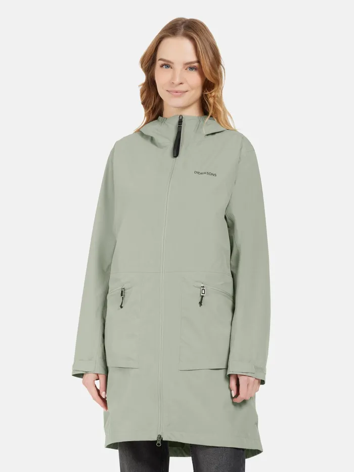 Women Eliana Parka Wilted Leaf Didriksons Spring Jackets
