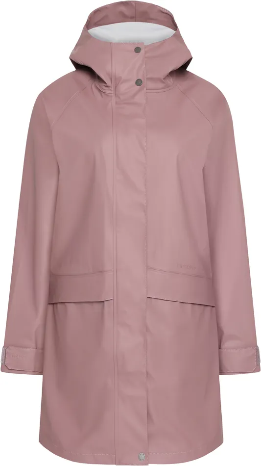 Women Elly Parka Galon Faded Wine Didriksons Autumn Jackets