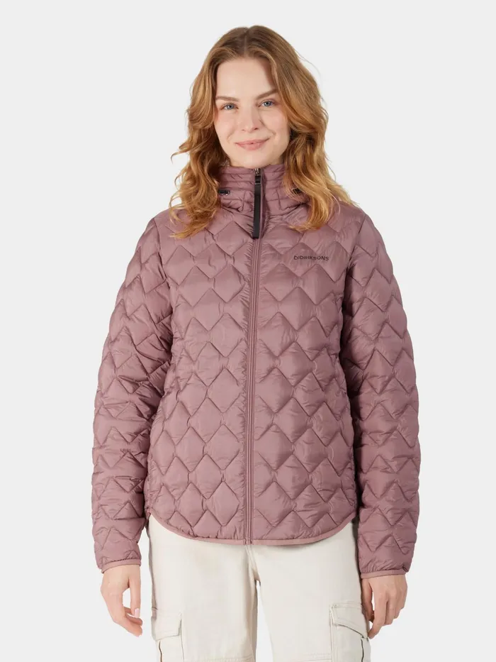 Women Evelyn Jacket Faded Wine Didriksons Spring Jackets