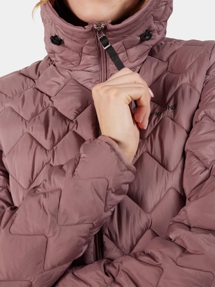 Women Evelyn Jacket Faded Wine Didriksons Spring Jackets
