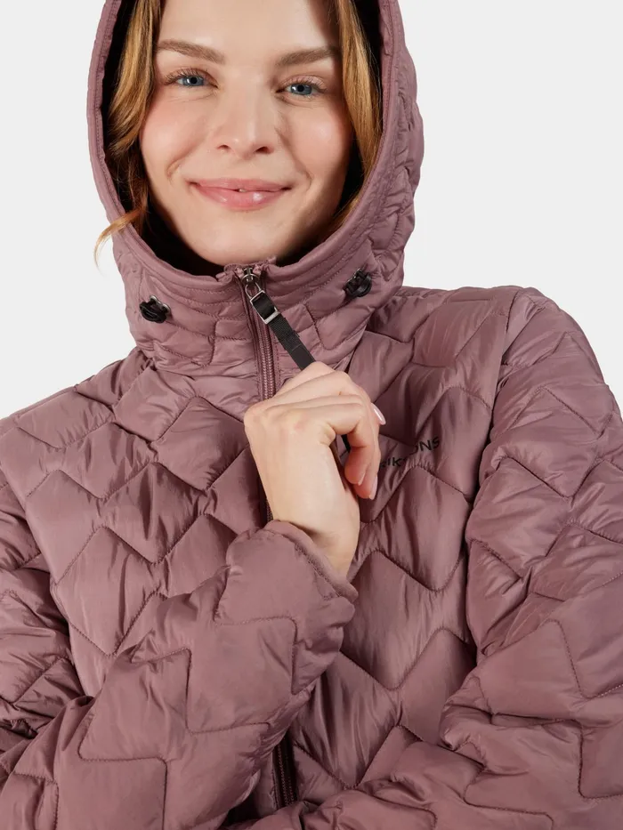 Women Evelyn Jacket Faded Wine Didriksons Spring Jackets