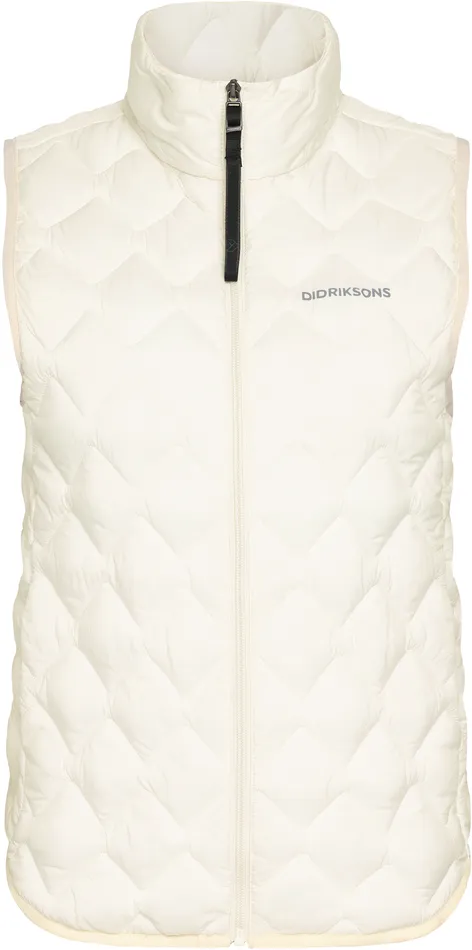 Women Evy Vest White Foam Didriksons Vests