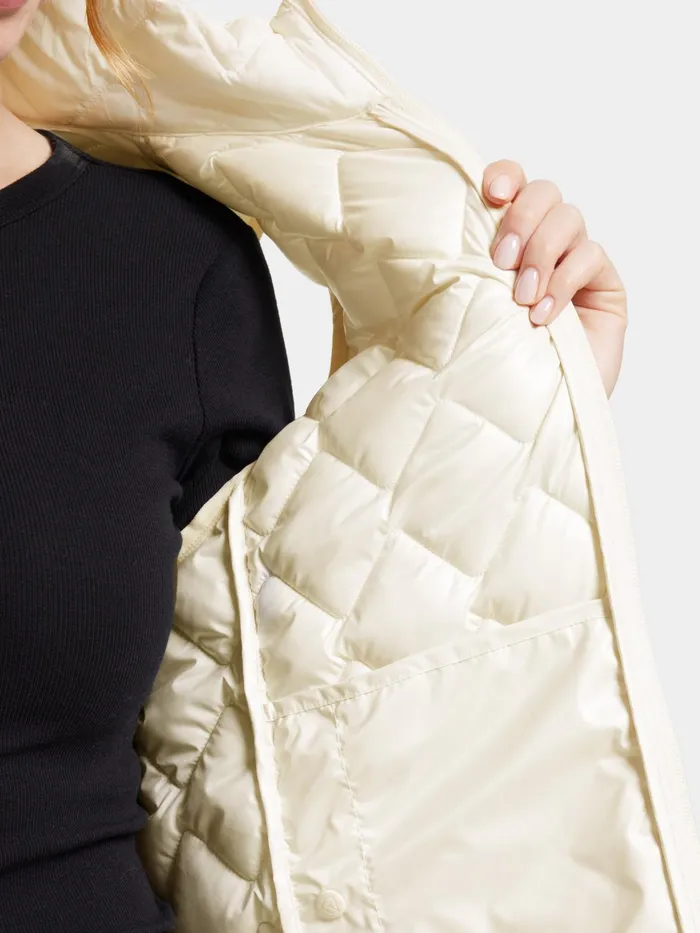 Women Evy Vest White Foam Didriksons Vests