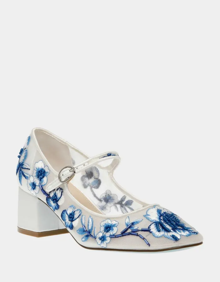 Women EZRA BLUE FLORAL Betsey Johnson