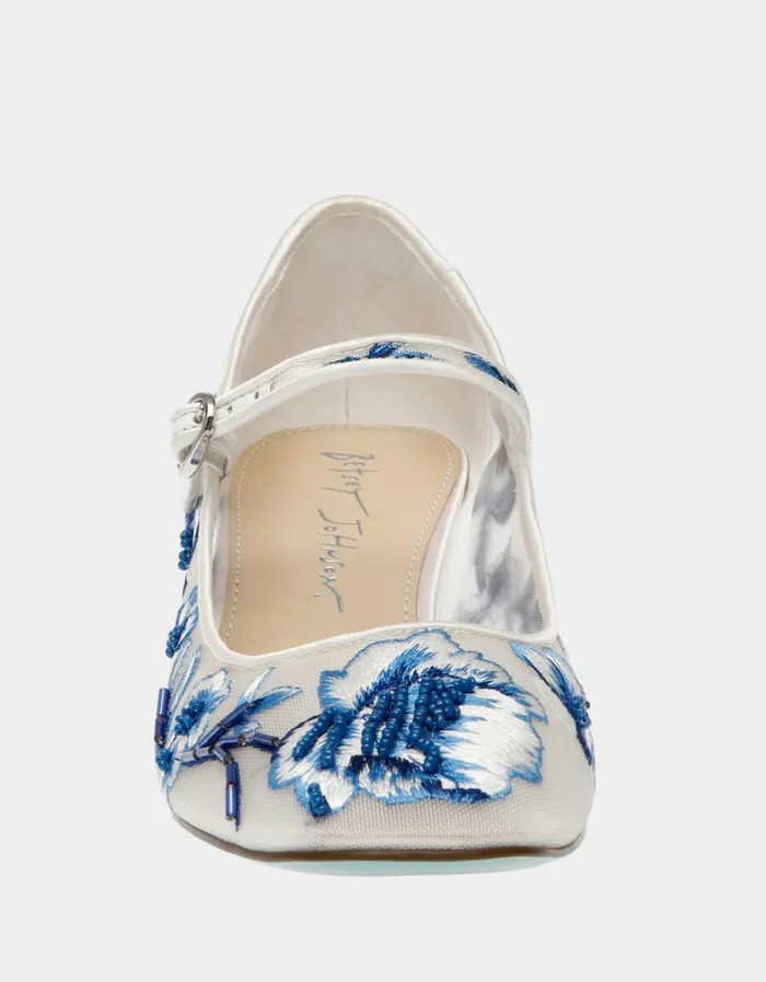 Women EZRA BLUE FLORAL Betsey Johnson