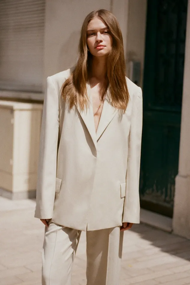 Women Faithfull The Brand Outerwear Lena Blazer Beige