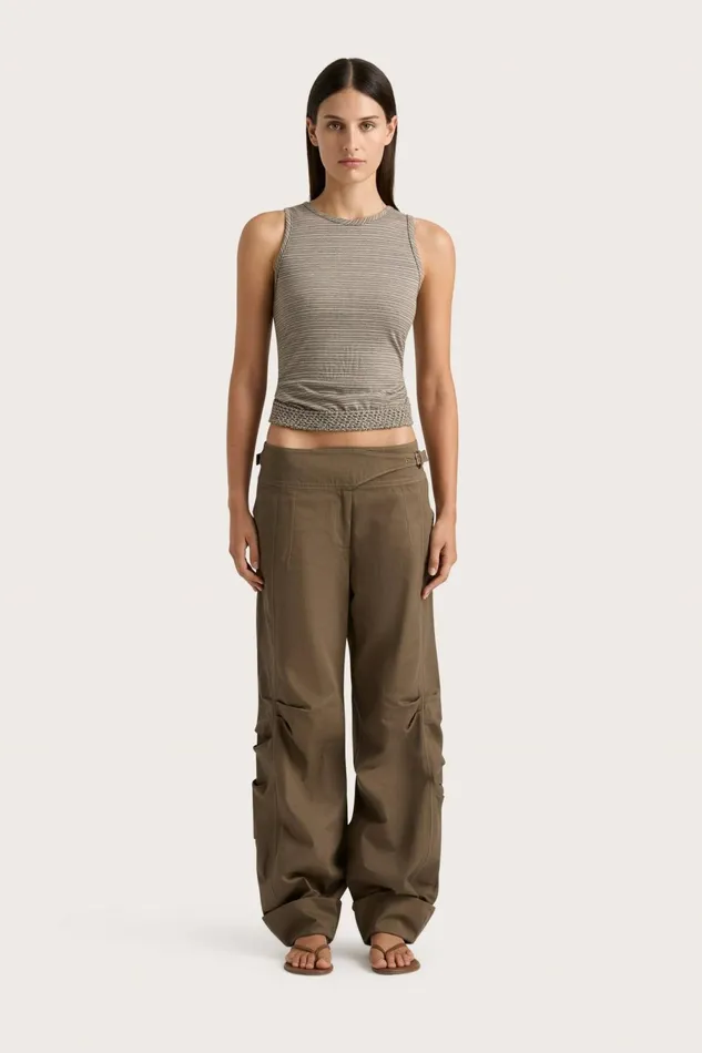 Women Faithfull The Brand Pants Calais Pant Walnut