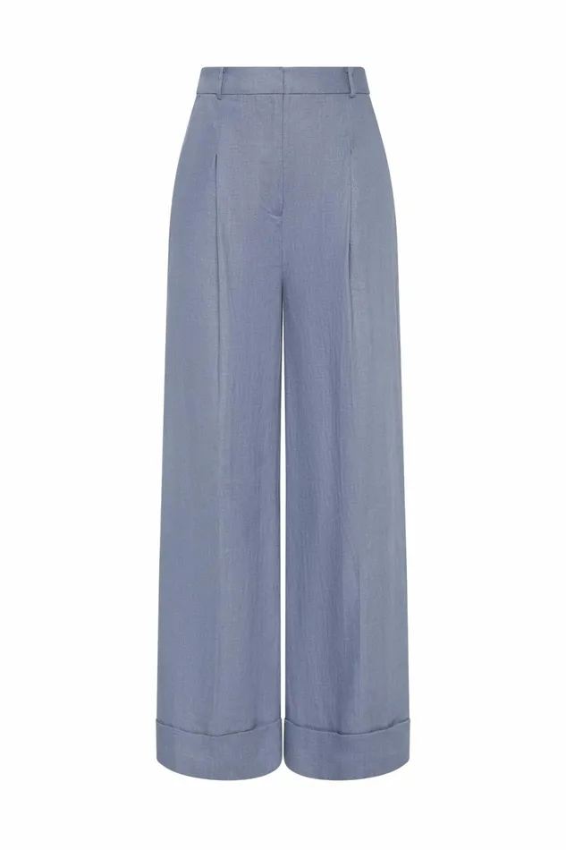 Women Faithfull The Brand Pants Clove Trouser Cornflower Blue