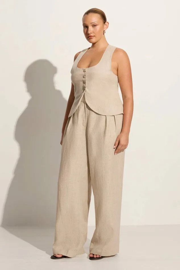 Women Faithfull The Brand Pants Duomo Pant Natural 8211 Faithfull The Brand