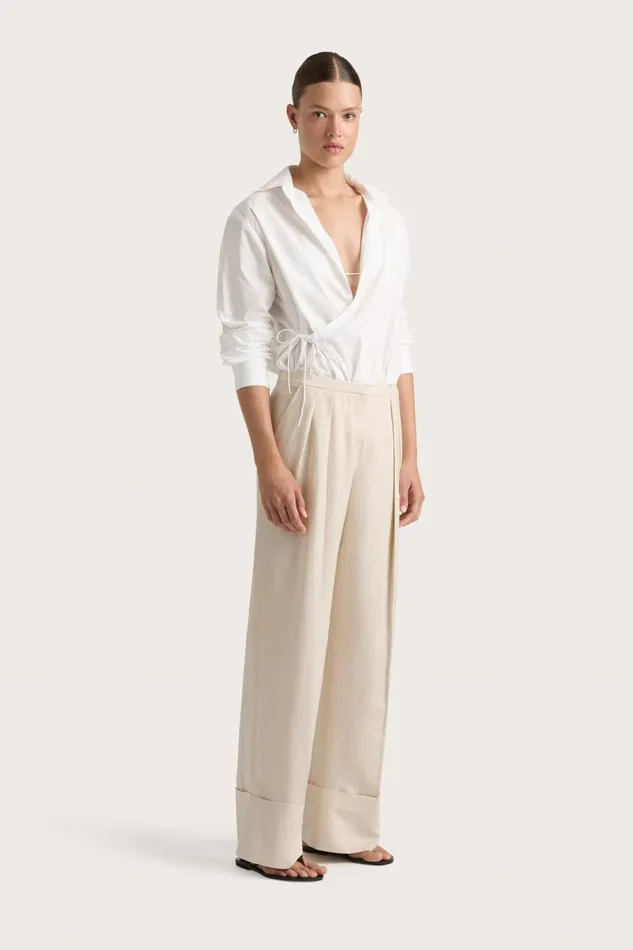 Women Faithfull The Brand Pants Soleil Trouser Sand