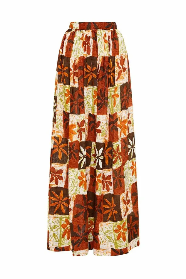 Women Faithfull The Brand Skirts and Shorts Oliveira Skirt Tobago Floral 8211 Faithfull The Brand