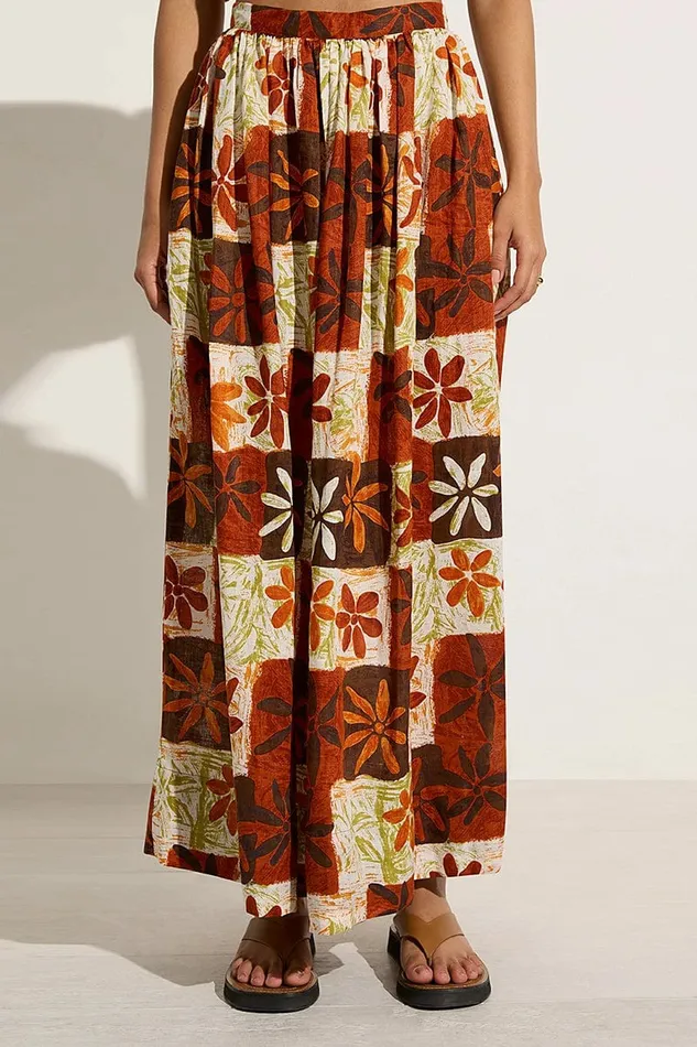 Women Faithfull The Brand Skirts and Shorts Oliveira Skirt Tobago Floral 8211 Faithfull The Brand