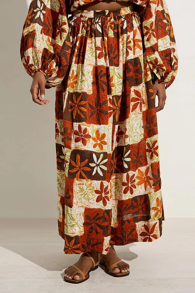 Women Faithfull The Brand Skirts and Shorts Oliveira Skirt Tobago Floral 8211 Faithfull The Brand