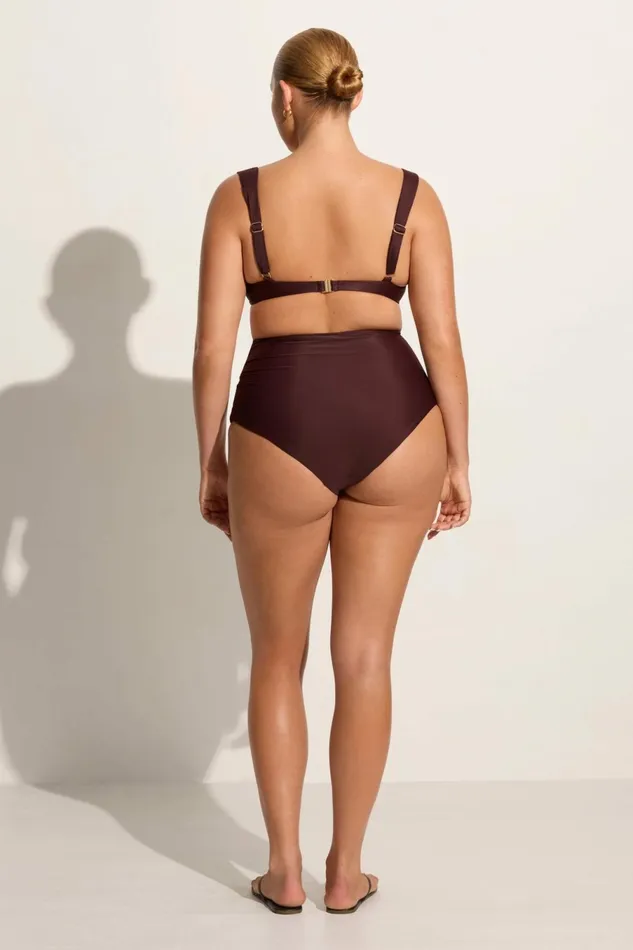 Women Faithfull The Brand Swim Bianca Bikini Bottoms Soil 8211 Faithfull The Brand