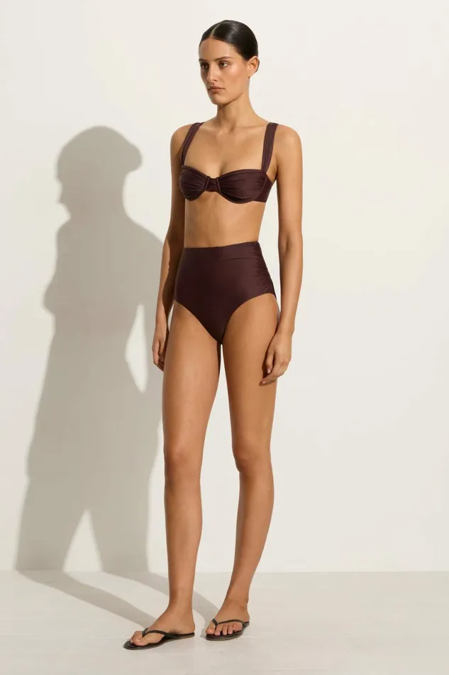 Women Faithfull The Brand Swim Bianca Bikini Bottoms Soil 8211 Faithfull The Brand