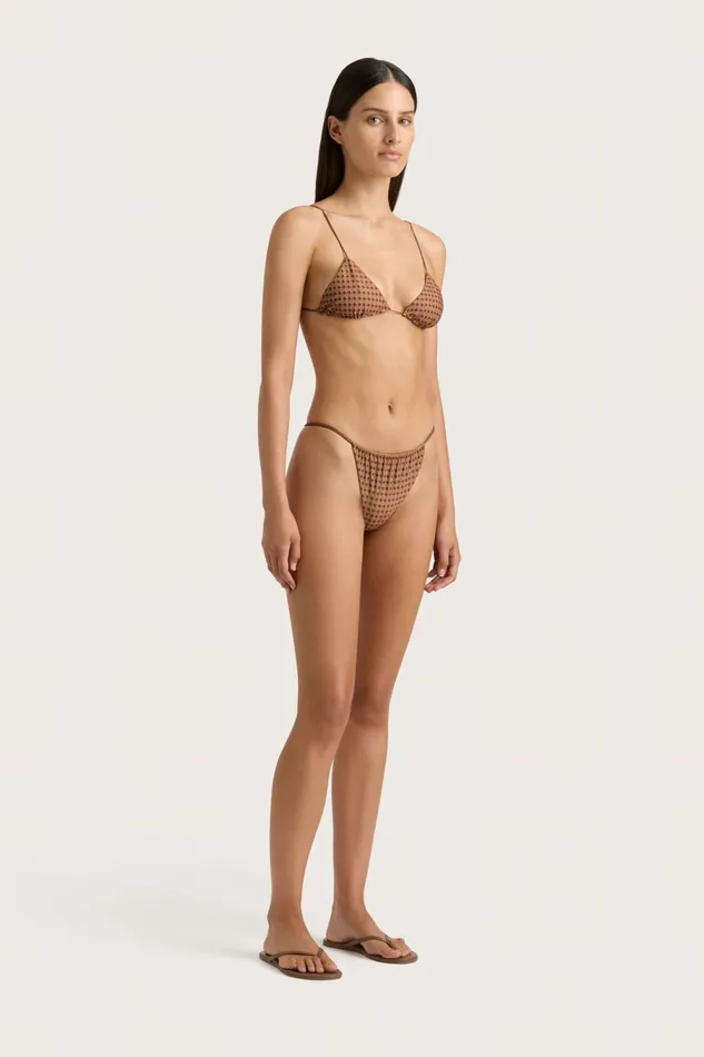 Women Faithfull The Brand Swim Elea Bikini Bottom Oliander Cocoa