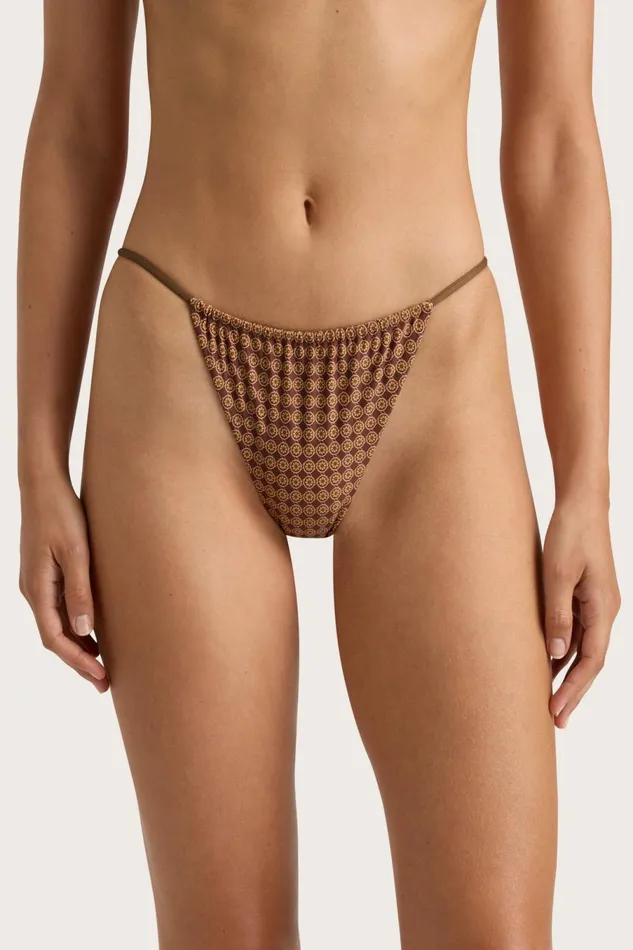 Women Faithfull The Brand Swim Elea Bikini Bottom Oliander Cocoa