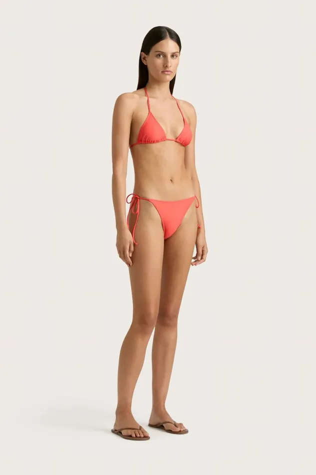 Women Faithfull The Brand Swim Leo Bikini Bottom Vermillion