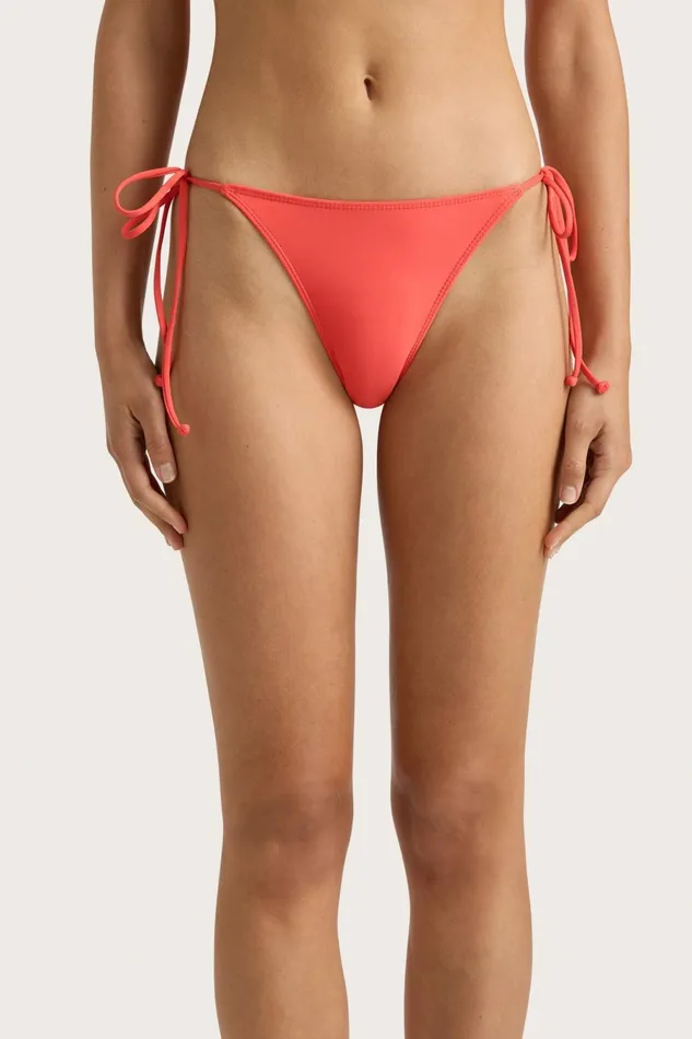 Women Faithfull The Brand Swim Leo Bikini Bottom Vermillion