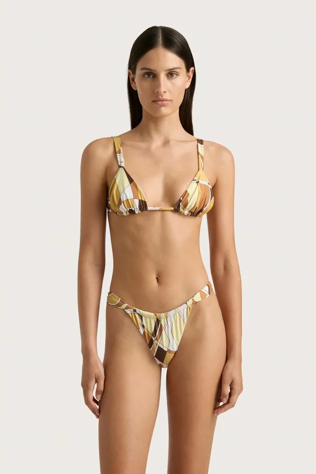 Women Faithfull The Brand Swim Mary Bikini Top Sassari Terracotta