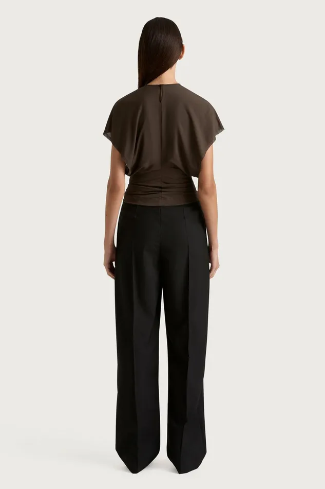 Women Faithfull The Brand Tops Brita Top Chocolate Brown