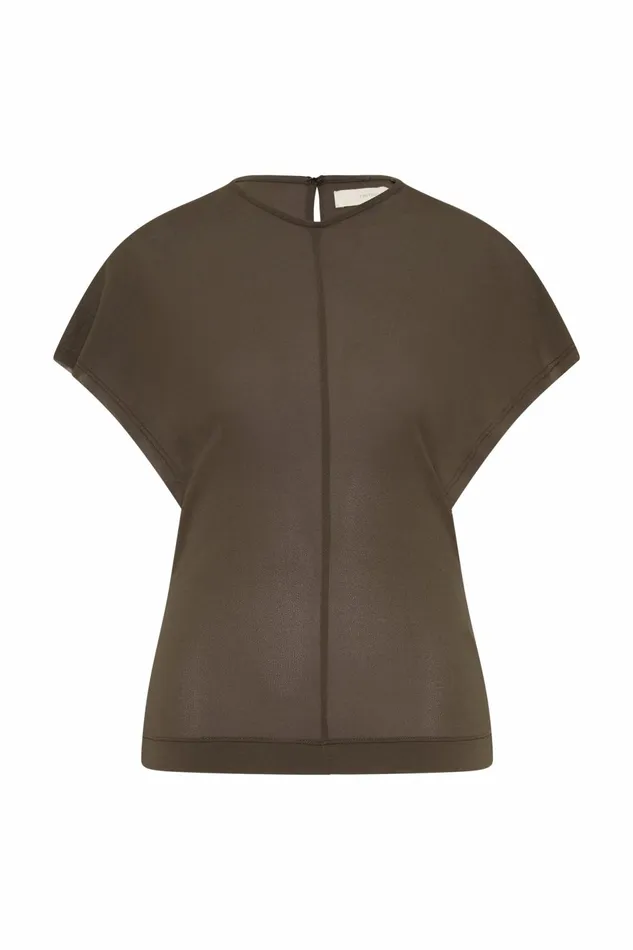 Women Faithfull The Brand Tops Brita Top Chocolate Brown