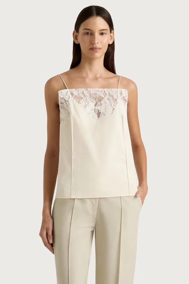 Women Faithfull The Brand Tops Etienne Top Off White