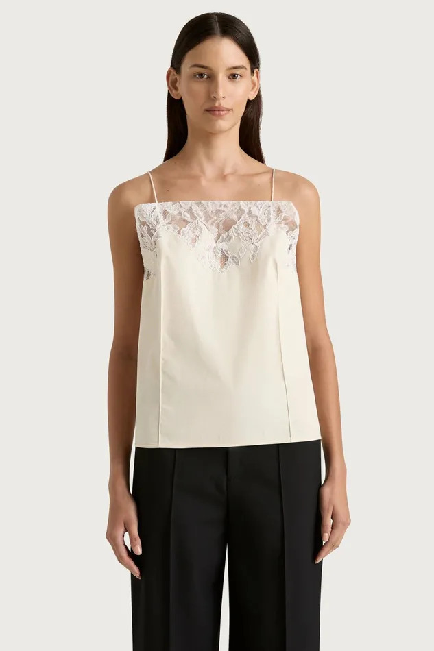 Women Faithfull The Brand Tops Etienne Top Off White